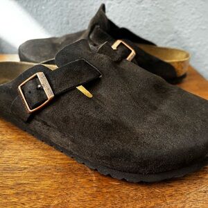 Birkenstock Boston Soft Suede Slip-Ons Women (39) 8